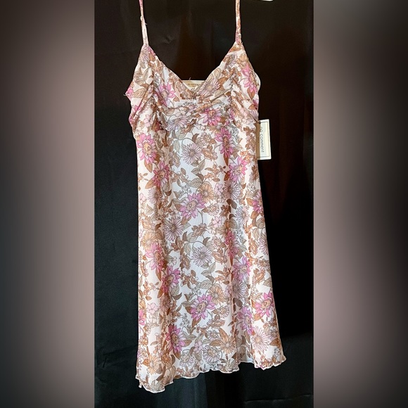 NWT No Comment floral print multicolored dress. Women’s L. - Picture 3 of 8